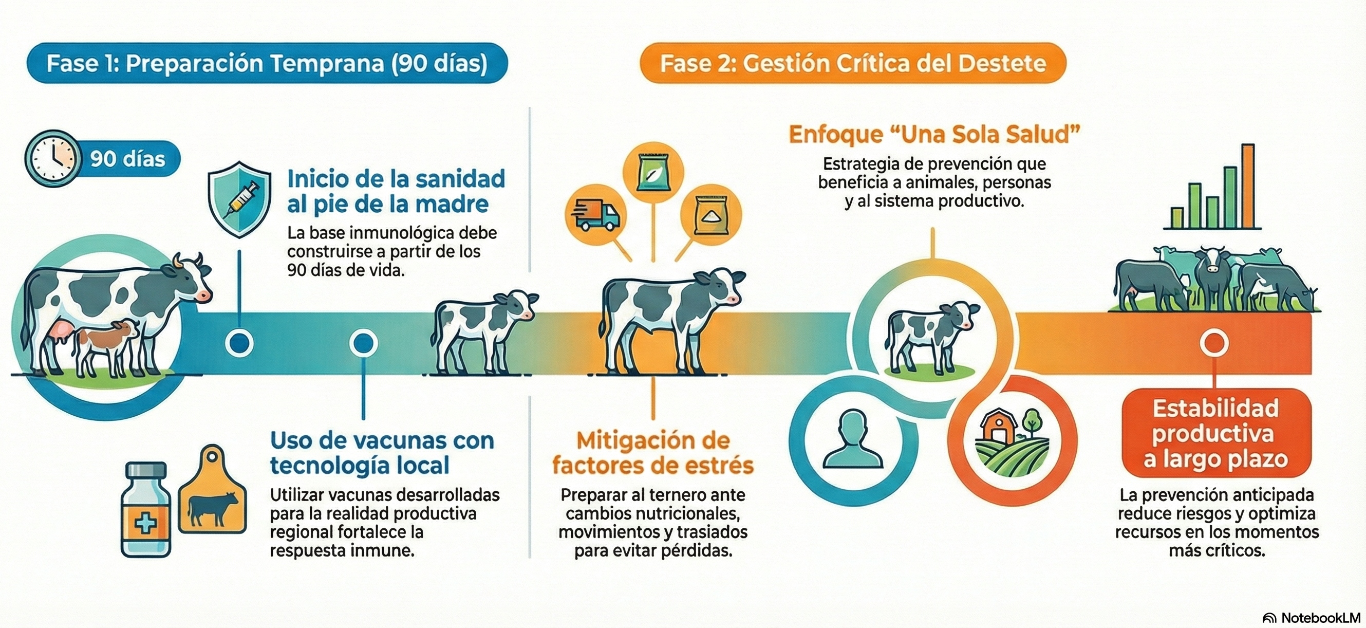 Planificación sanitaria en el destete: la clave para una ganadería eficiente y sustentable