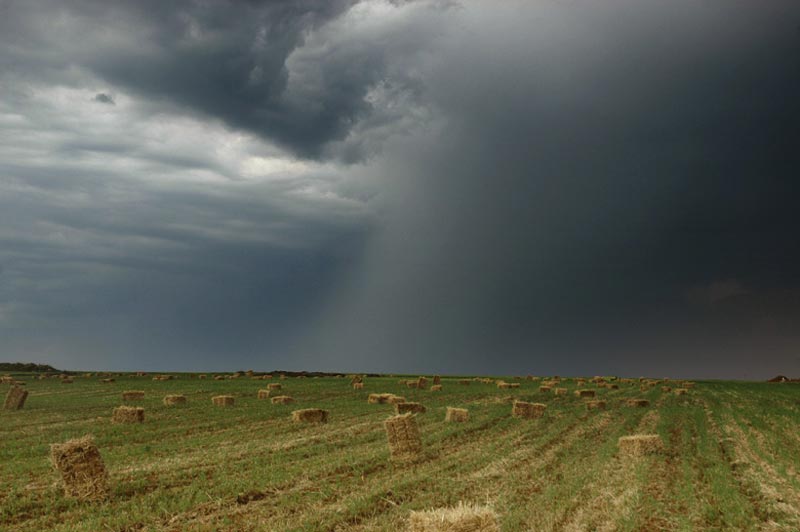 Lluvias en agosto: aún se prevén unos 30mm en la zona, pero también granizo