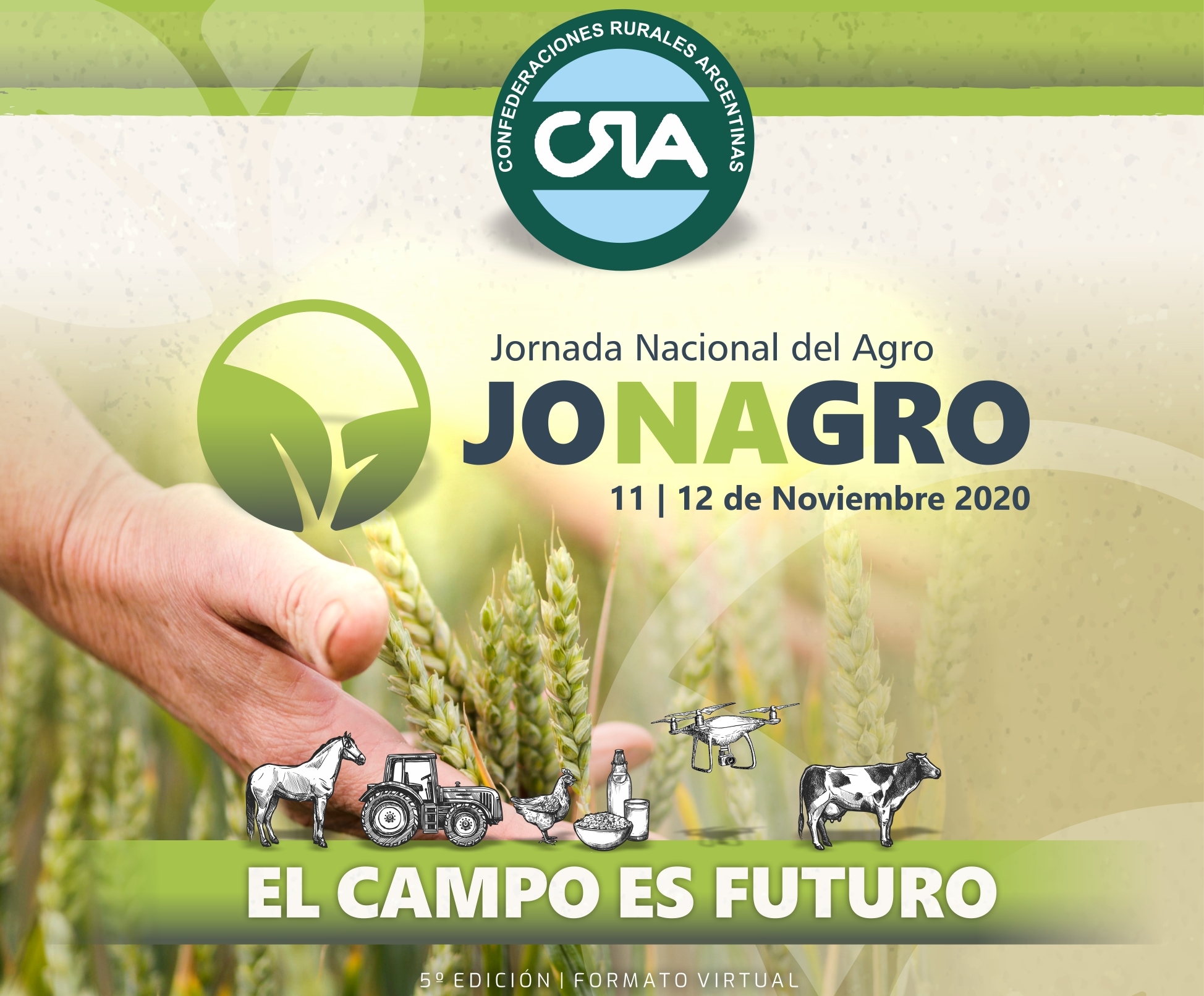 CRA: toda la programación para seguir Jonagro 2020