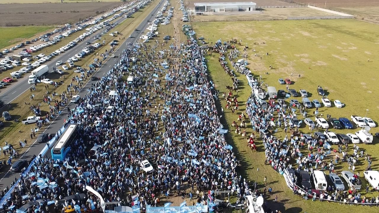 Las sensaciones de un dirigente de la AGA en la movilización de San Nicolás