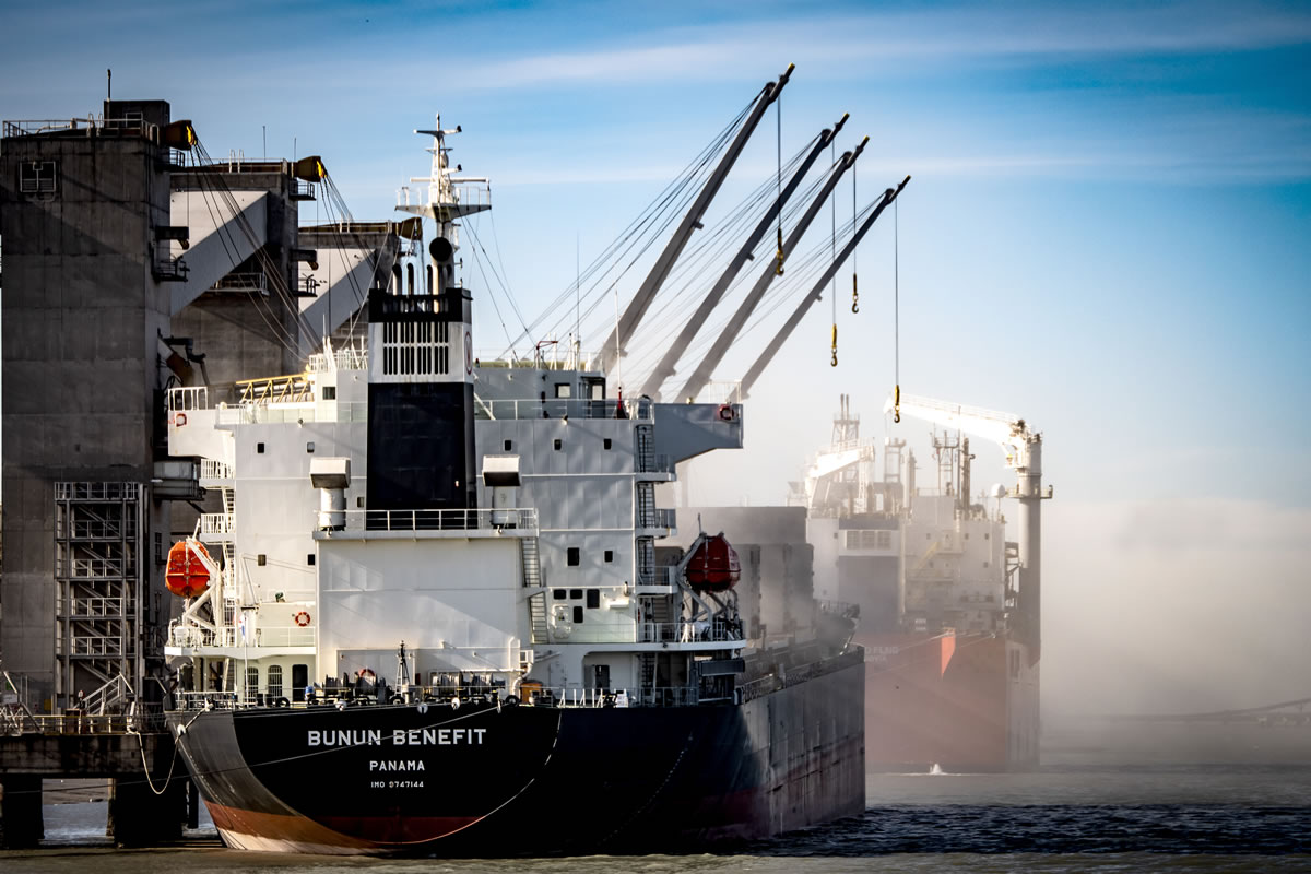 Puerto de Bahía Blanca: otro mes con marcado aumento en mercadería movilizada