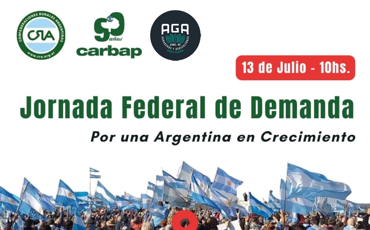 Jornada Federal de Demanda: La región se concentrará en la rotonda de acceso a Tres Arroyos