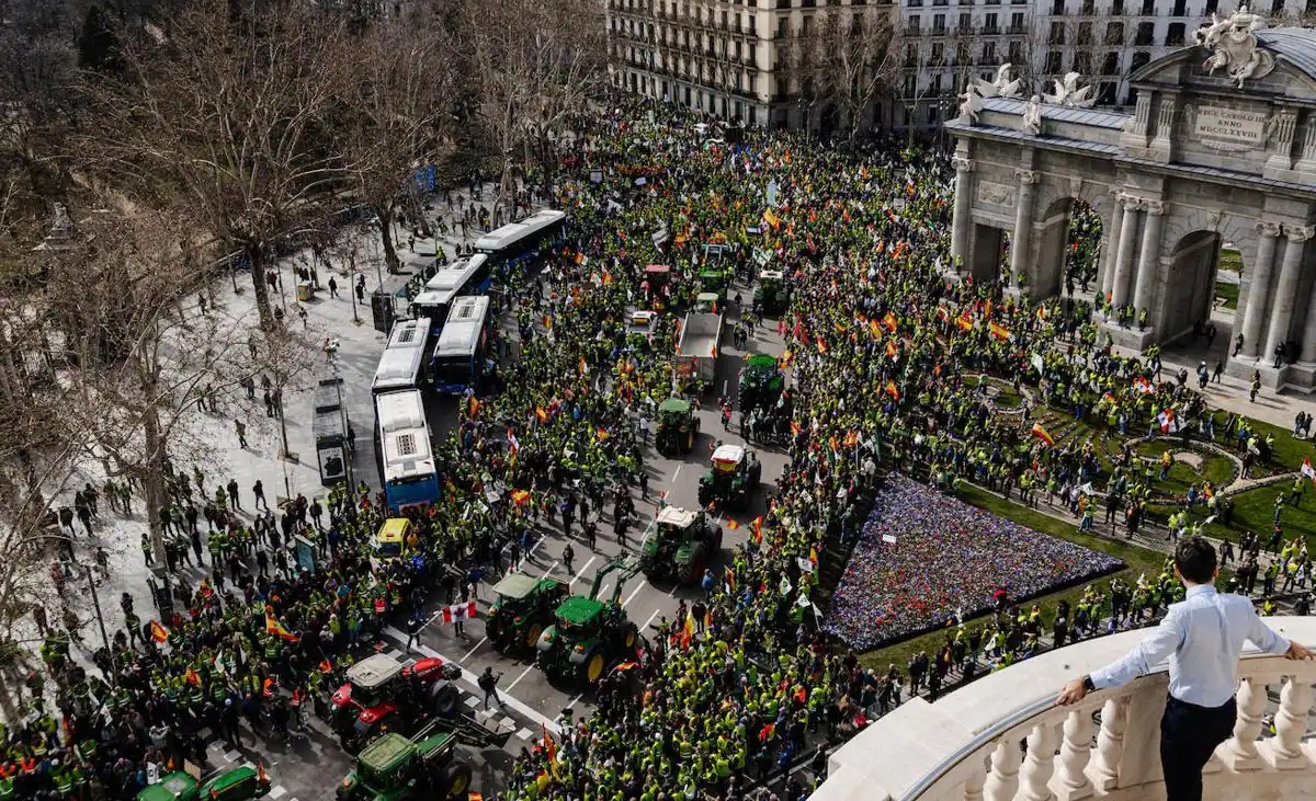 “Sin agricultura y sin ganadería, tu mesa está vacía”: ¿Por qué se protesta en España?